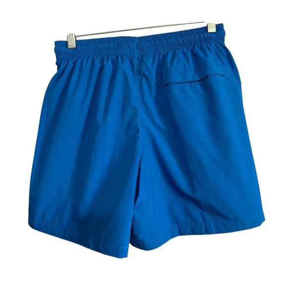 Under Armour UA Men’s Essential Volley Shorts Blue White Loose Size Small - Picture 2 of 10